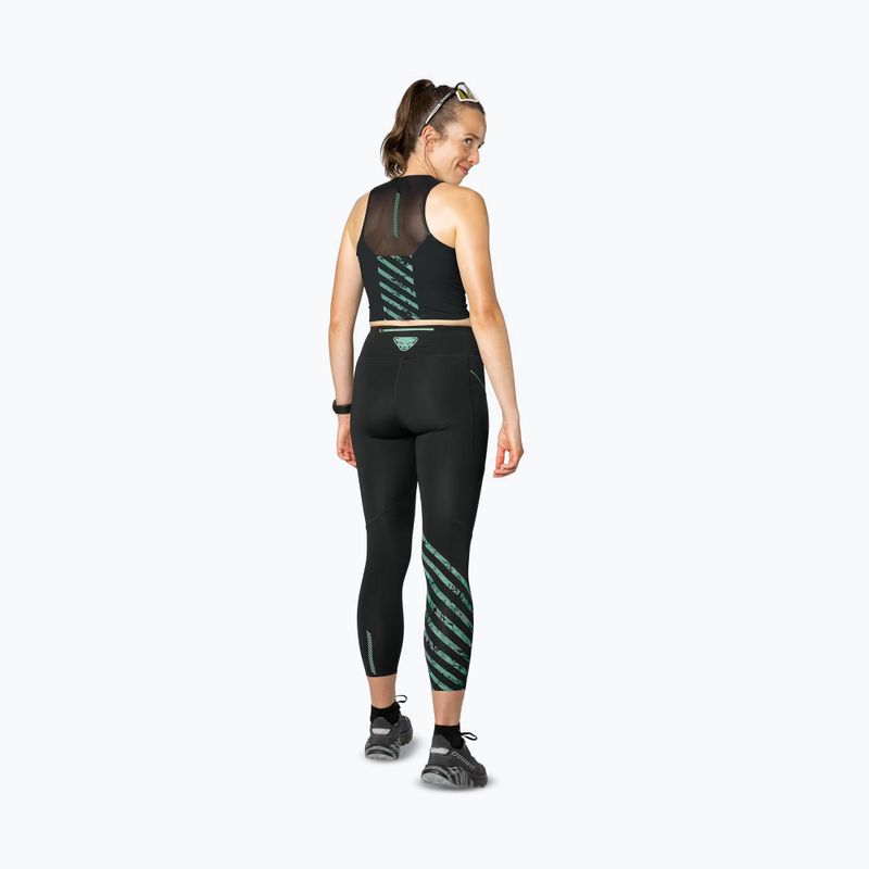 Laufshirt Damen DYNAFIT Trail Crop Top black 3