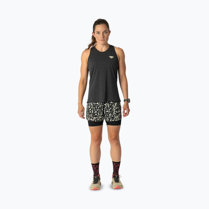 Laufshorts Damen DYNAFIT Trail 2IN1 overcast 2