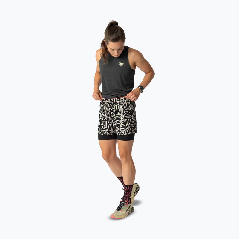 Laufshorts Damen DYNAFIT Trail 2IN1 overcast 4