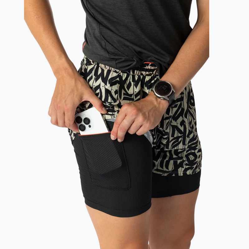 Laufshorts Damen DYNAFIT Trail 2IN1 overcast 5