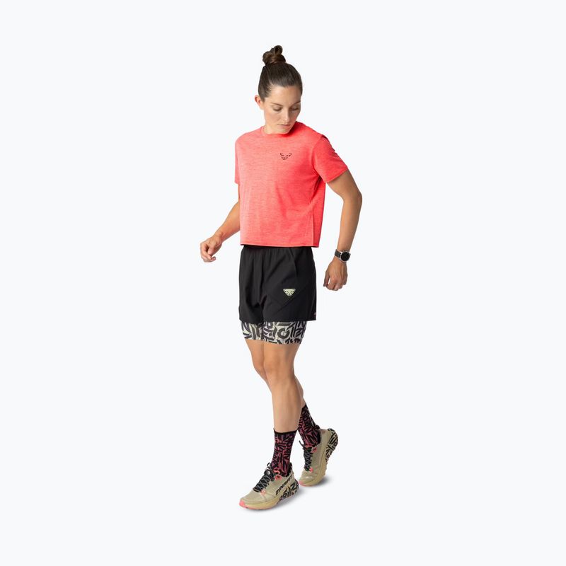 Damen-Laufshorts DYNAFIT Trail 2IN1 black out overcast 2