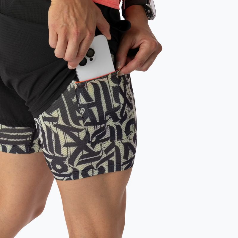 Damen-Laufshorts DYNAFIT Trail 2IN1 black out overcast 6
