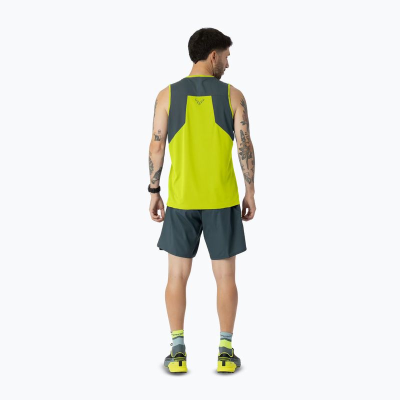 Herren-Laufshirt DYNAFIT Sky Tank ultra yellow 3
