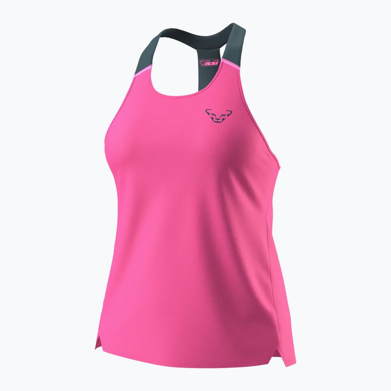 Damen-Laufshirt DYNAFIT Sky Tank pink glo 3