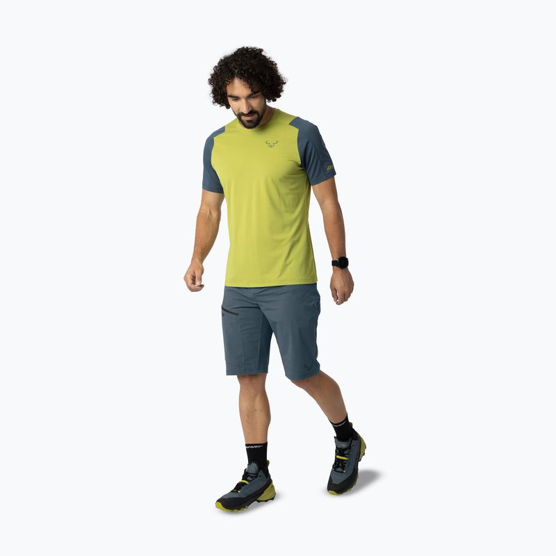 Herren-Trekking-T-Shirt DYNAFIT Transalper golden lime/0720 2