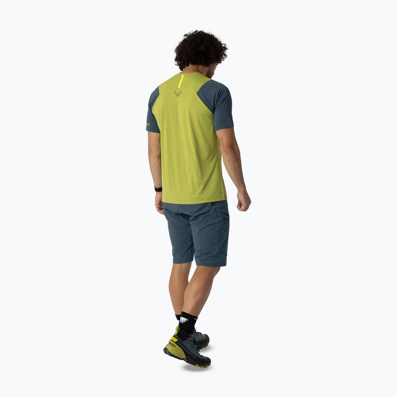 Herren-Trekking-T-Shirt DYNAFIT Transalper golden lime/0720 3