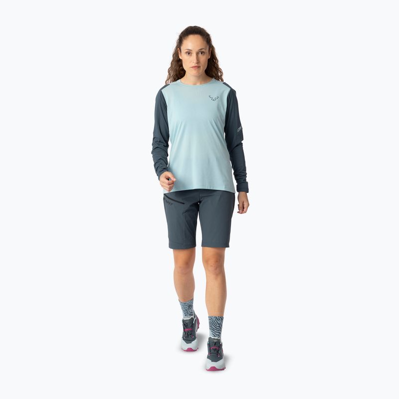 Damen-Trekking-Langarmshirt DYNAFIT Transalper cloud blue/0720 2