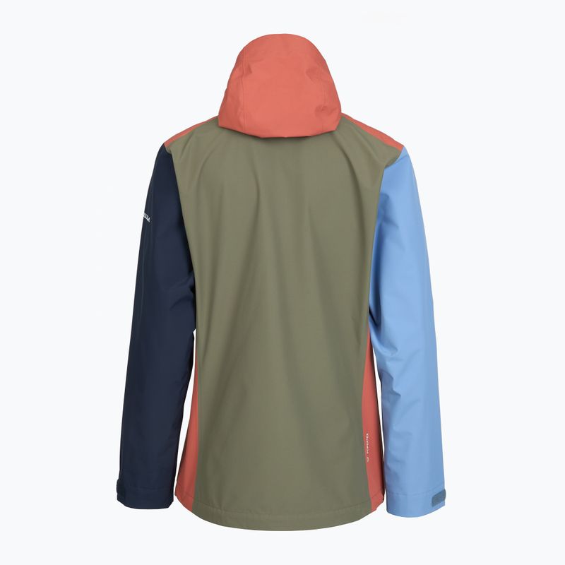 Damen-Regenjacke Salewa Puez Aqua 4 PTX 2.5L etruscan red/muli 2