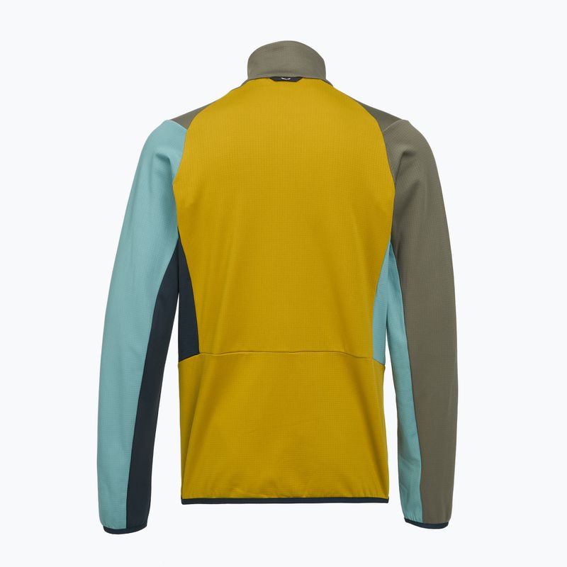 Herren Trekkingpullover Salewa Puez Cammio PL faded green/multi 2