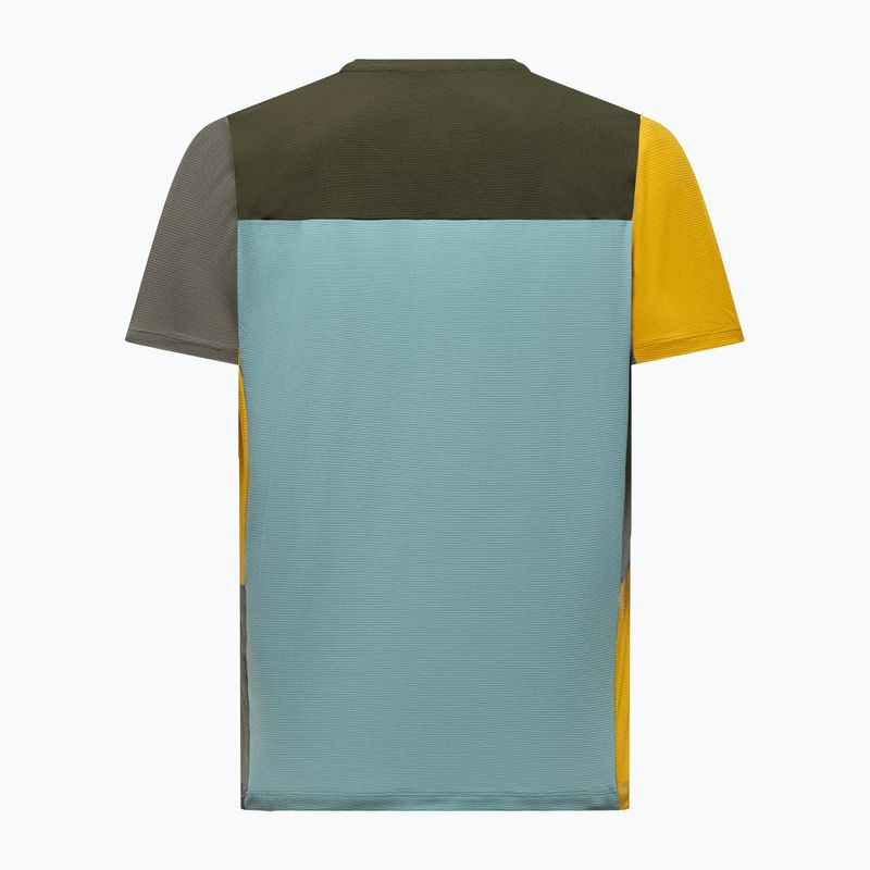 Herren-Trekking T-Shirt Salewa Puez Sporty Dry dark olive/multi 2