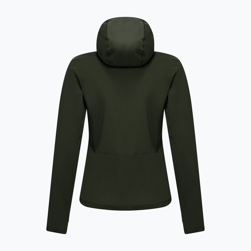 Damen-Trekkingpullover Salewa Puez Sun Hoodie dark olive 2
