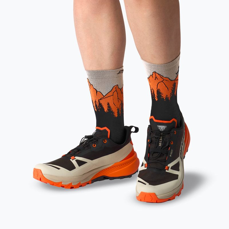Socken DYNAFIT Traverse Crew black out ultra orange/4220 2