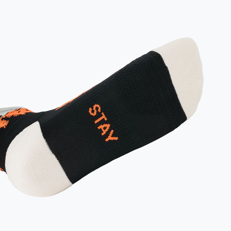 Socken DYNAFIT Traverse Crew black out ultra orange/4220 5