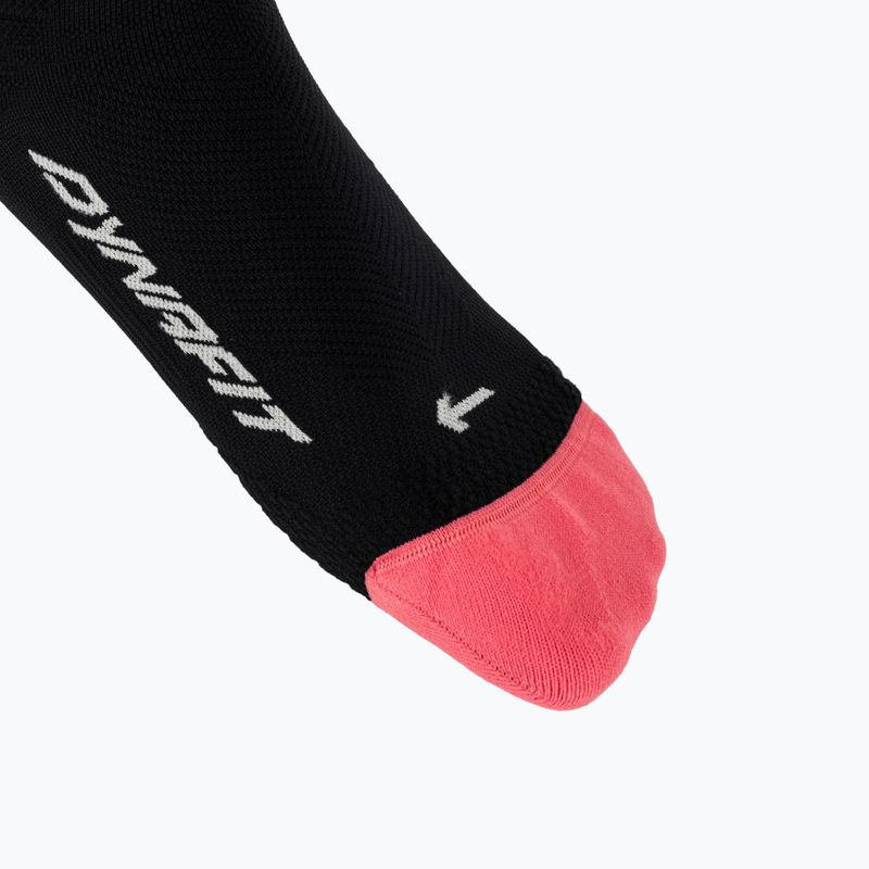 Socken DYNAFIT Traverse Crew black out ultra coral/6a10 4