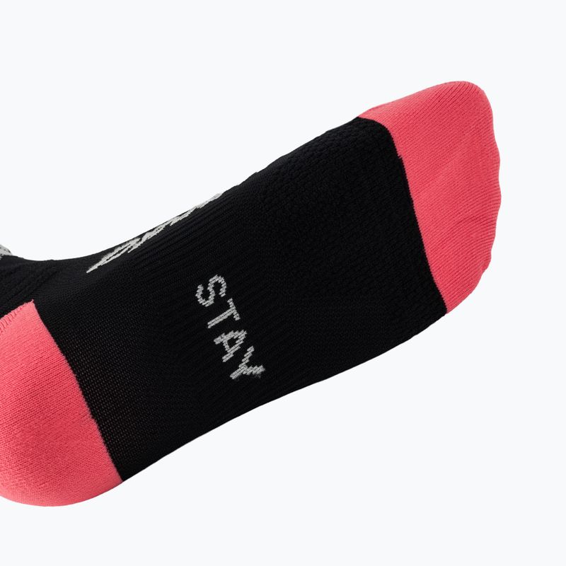 Socken DYNAFIT Traverse Crew black out ultra coral/6a10 5