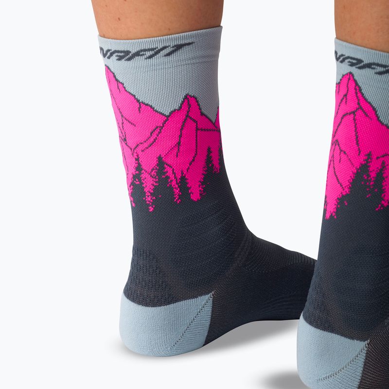Socken DYNAFIT Traverse Crew cinder pink glo/6070 10
