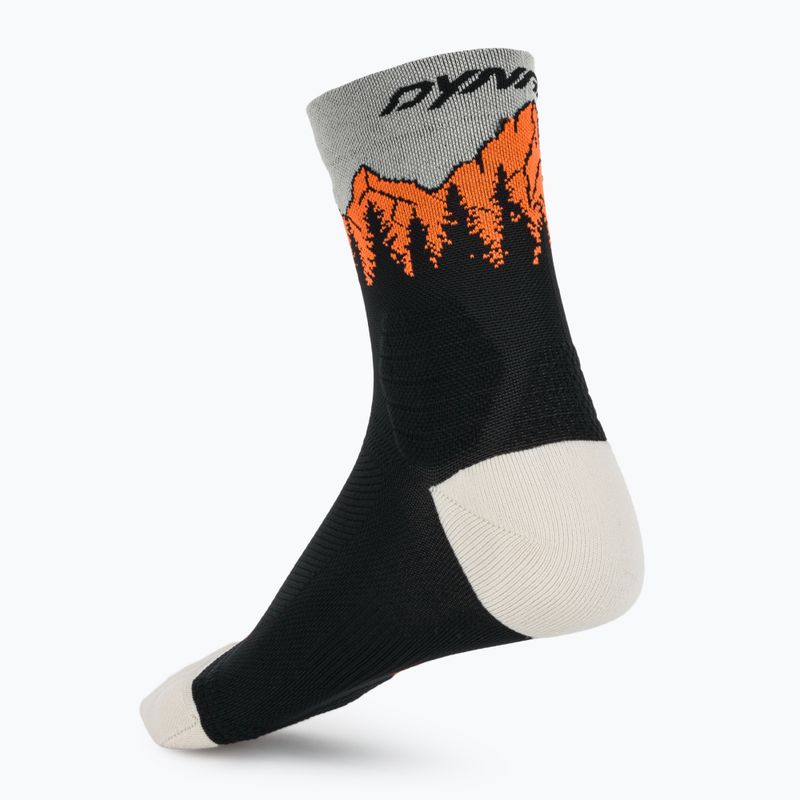 Skisocken DYNAFIT Traverse Mid black out ultra orange/4220 2