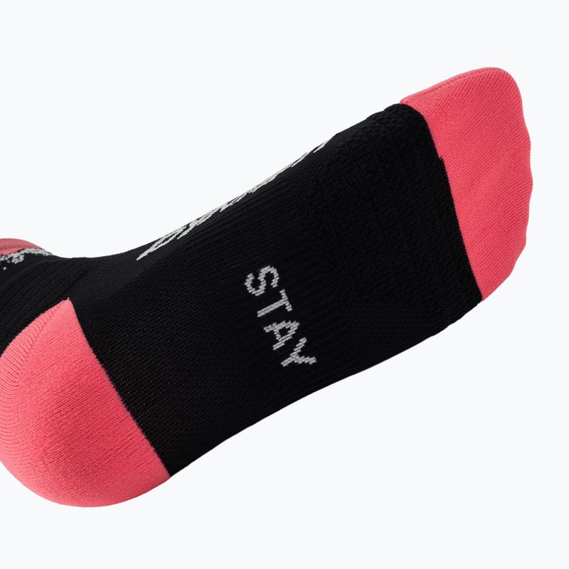Skisocken DYNAFIT Traverse Mid black out ultra coral/6a10 5