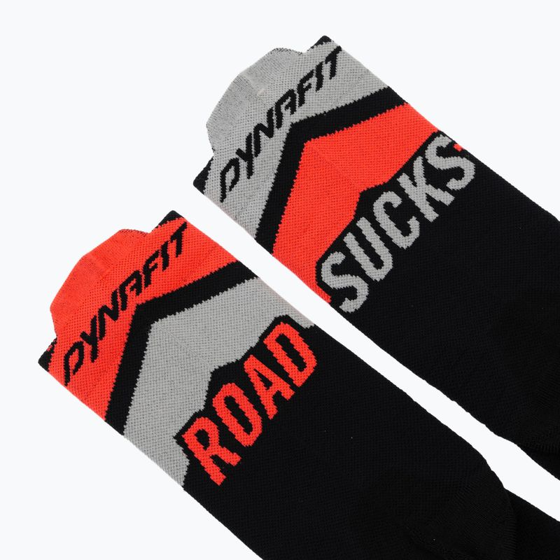 Socken DYNAFIT Ultra Crew black out ultra coral/6A10 3