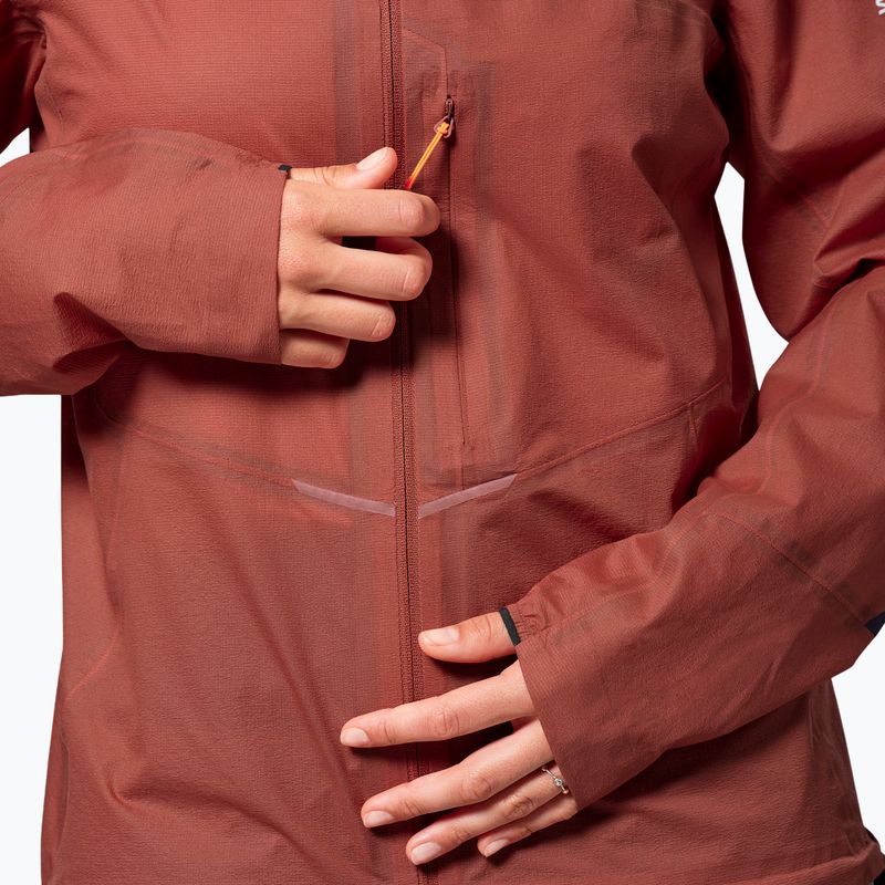 Damen-Regenjacke Salewa Pedroc 2 PTX 2.5 Light etruscan red 4