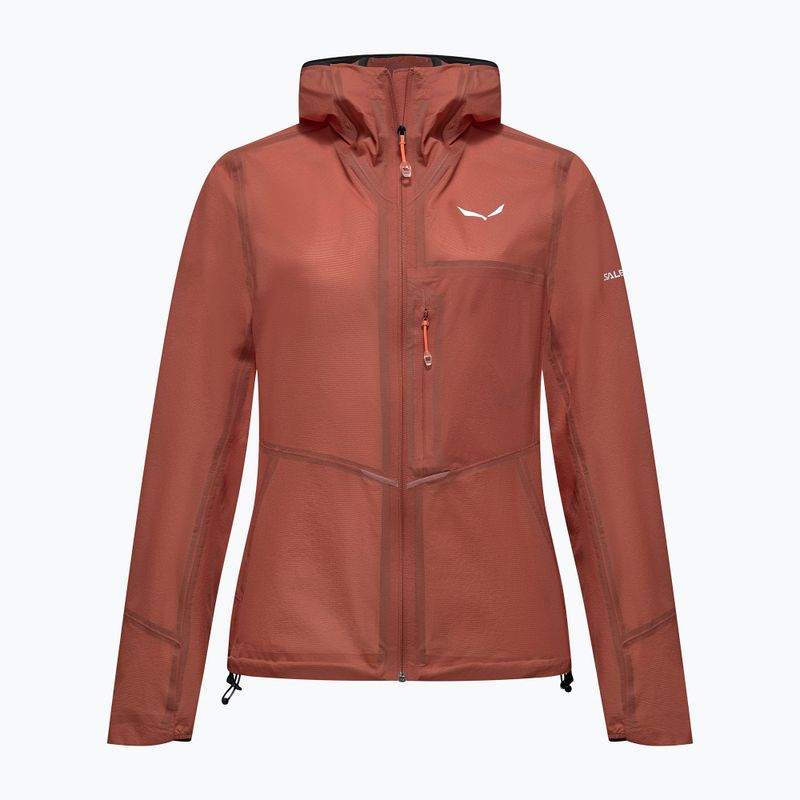Damen-Regenjacke Salewa Pedroc 2 PTX 2.5 Light etruscan red 9
