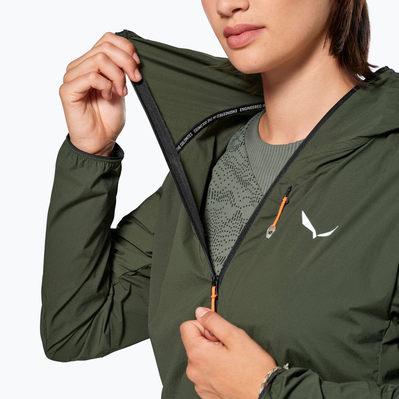 Damen-Windjacke Salewa Pedroc Wind HD Light dark olive 5