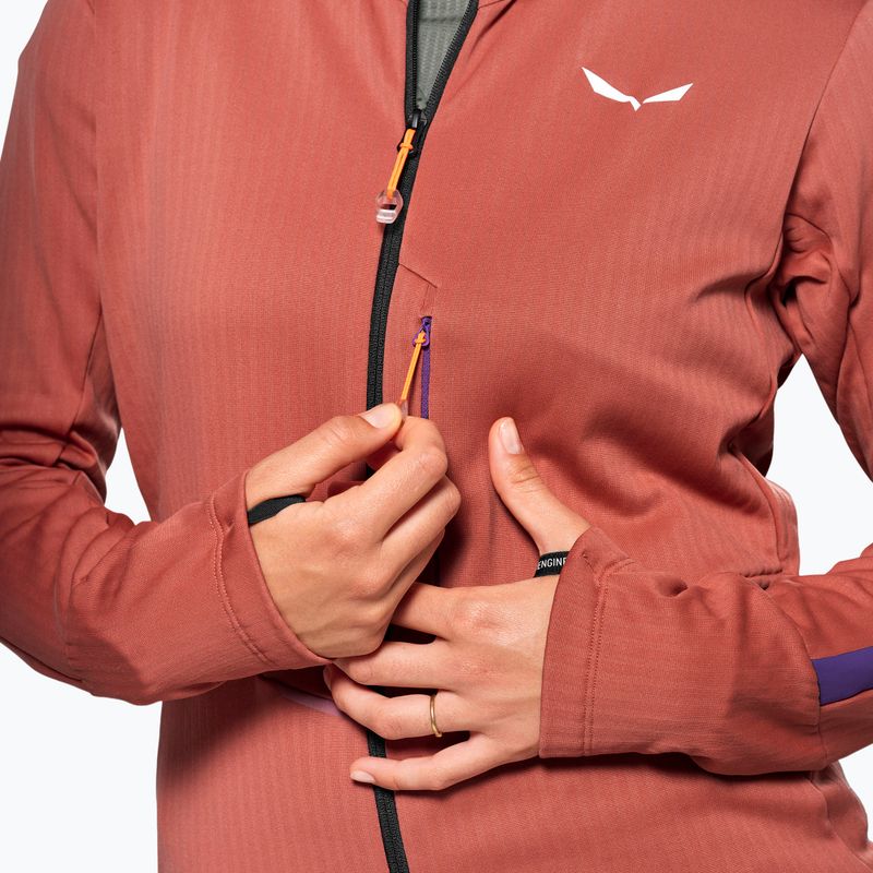 Damen-Windjacke Salewa Pedroc PL 3 HD etruscan red 4