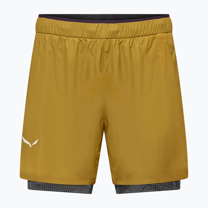 Herren-Trekking-Shorts Salewa Pedroc DST 2IN1 olive oil int/0870 7