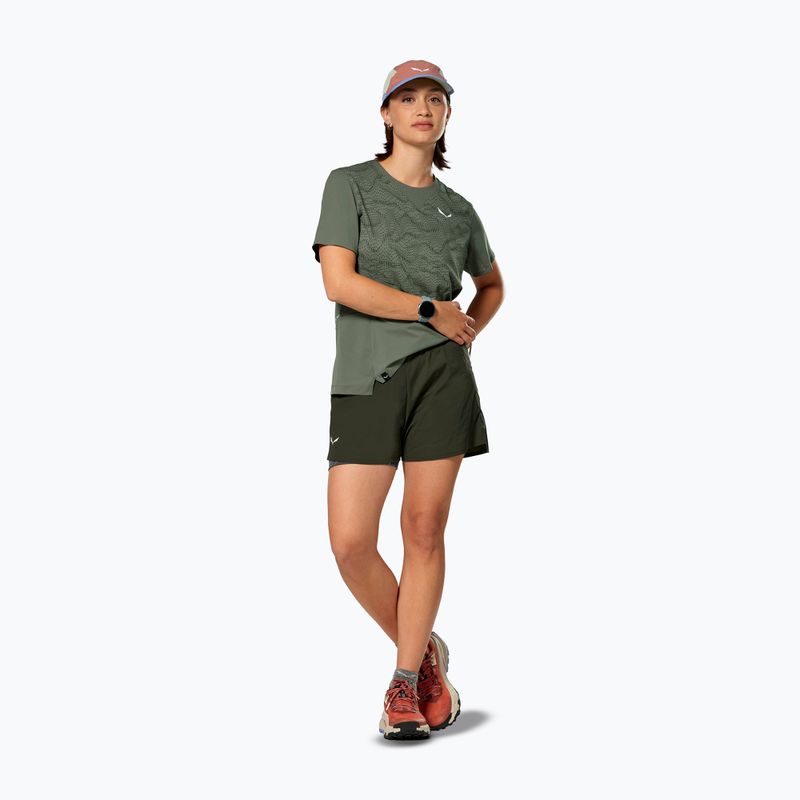 Damen-Trekking-Shorts Salewa Pedroc DST 2IN1 dark olive int/0870 2