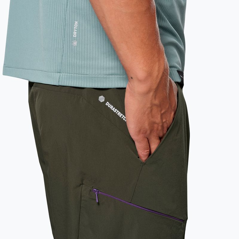 Herren-Trekking-Shorts Salewa Pedroc 4 DST Cargo dark olive/0910 5