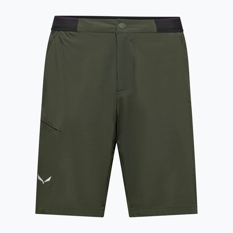 Herren-Trekking-Shorts Salewa Pedroc 4 DST Cargo dark olive/0910 7