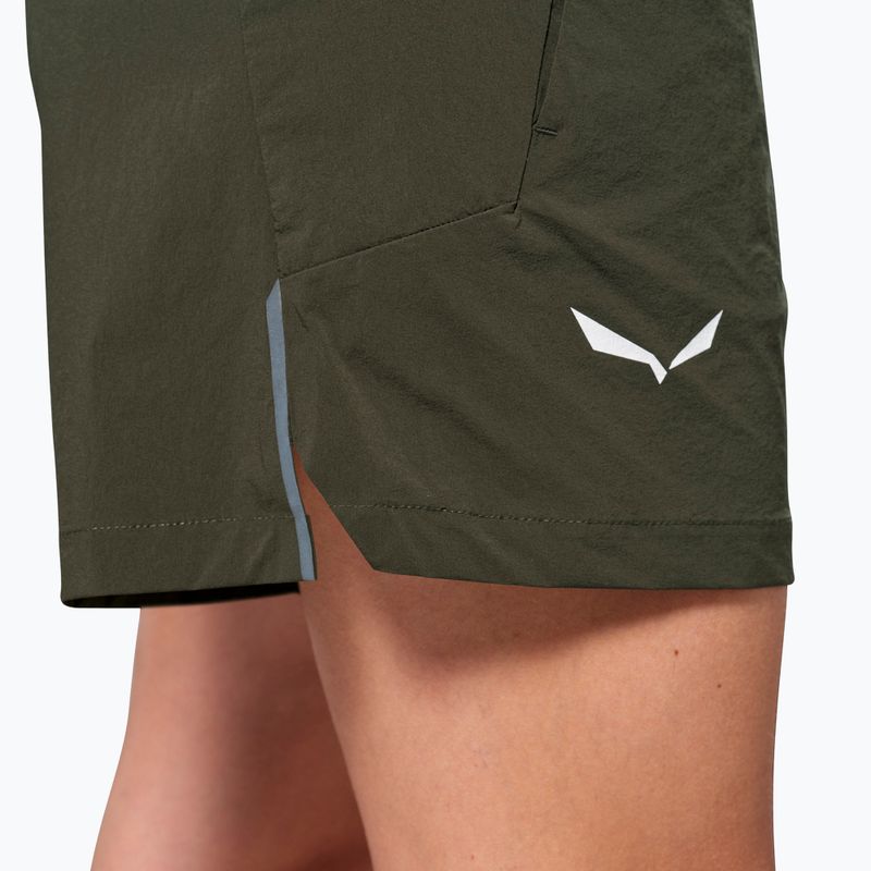 Damen-Trekking-Shorts Salewa Pedroc DST Light dark olive 4