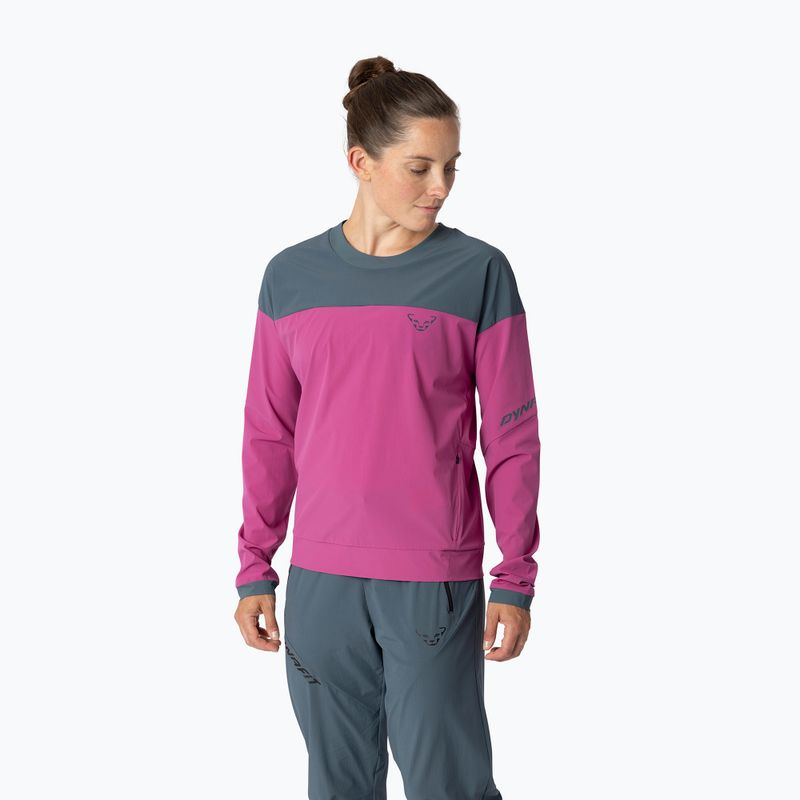 Damen-Sweatshirt DYNAFIT Traverse Dynastretch magenta/0720