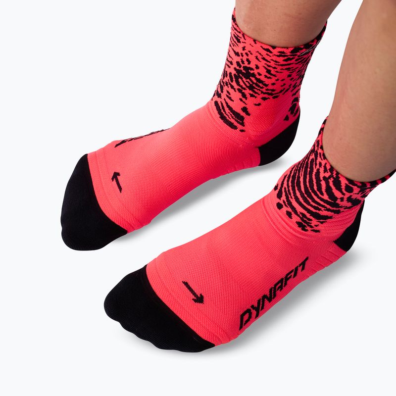 Socken DYNAFIT Run Wild Mid ultra coral/0910 7
