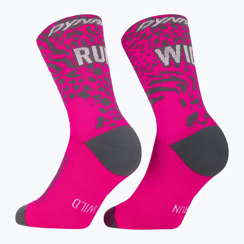 Socken DYNAFIT Run Wild Crew pink glo 5