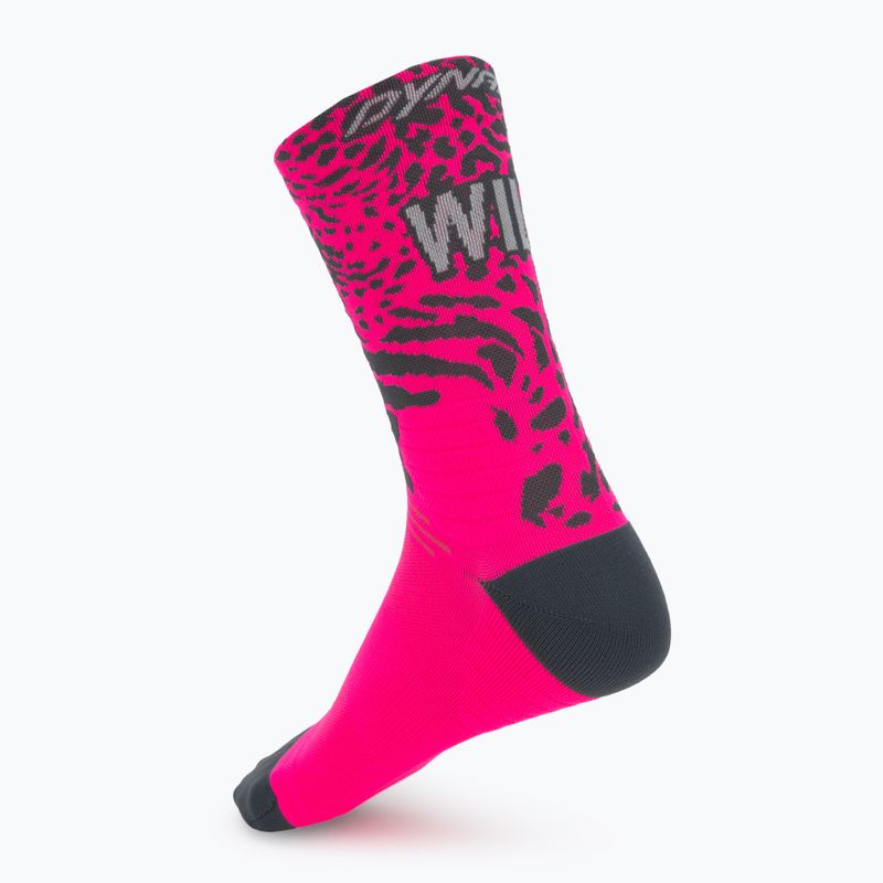 Socken DYNAFIT Run Wild Crew pink glo 2