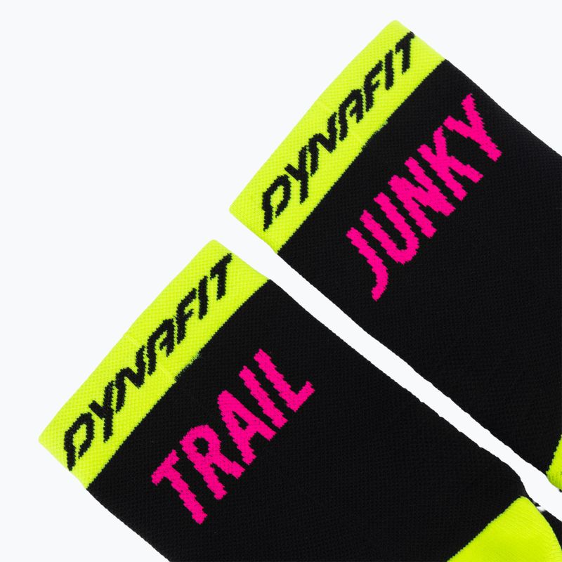 Socken DYNAFIT Trail Mid black out ultra yellow/5A30 3