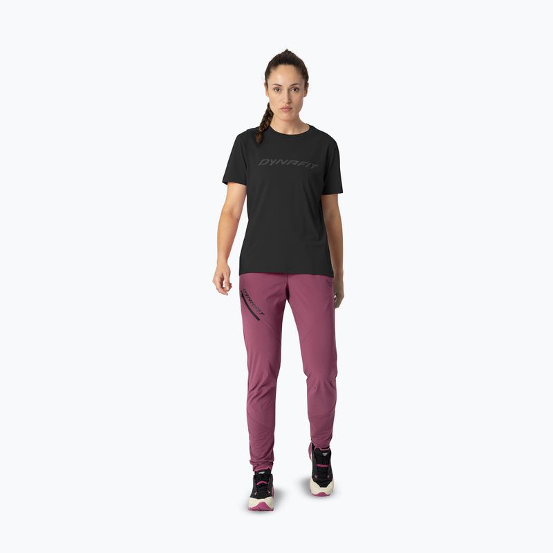 Damen-Trekking-T-Shirt DYNAFIT Traverse black out 2