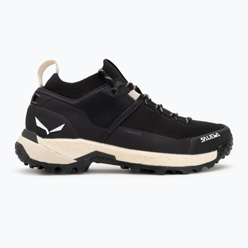 Damen-Trekking-Schuhe Salewa Puez 2 Knit Powertex black/black 2