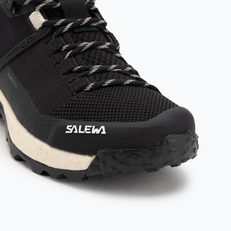 Damen-Trekking-Schuhe Salewa Puez 2 Knit Powertex black/black 7
