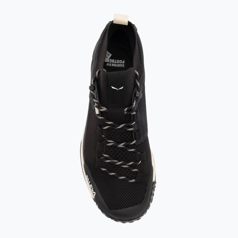 Damen Trekkingschuhe Salewa Puez 2 Knit Powertex fluorescent orange/black 5