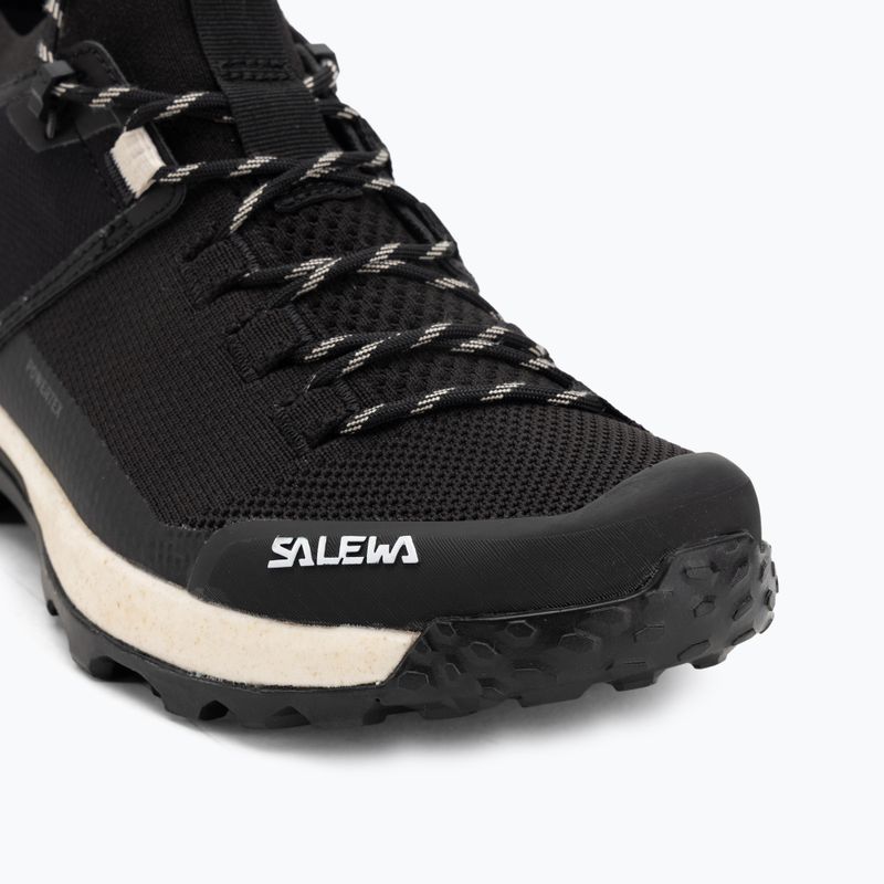 Damen Trekkingschuhe Salewa Puez 2 Knit Powertex fluorescent orange/black 7