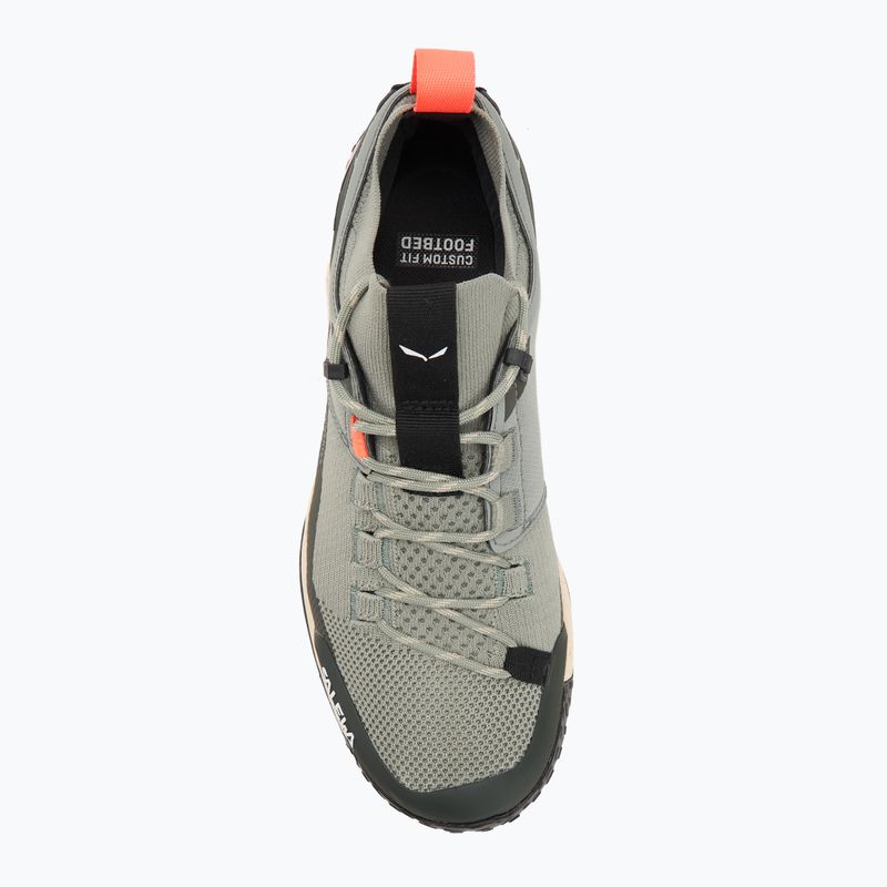 Damen-Trekkingschuhe Salewa Puez 2 Knit Powertex shadow/dark olive 5