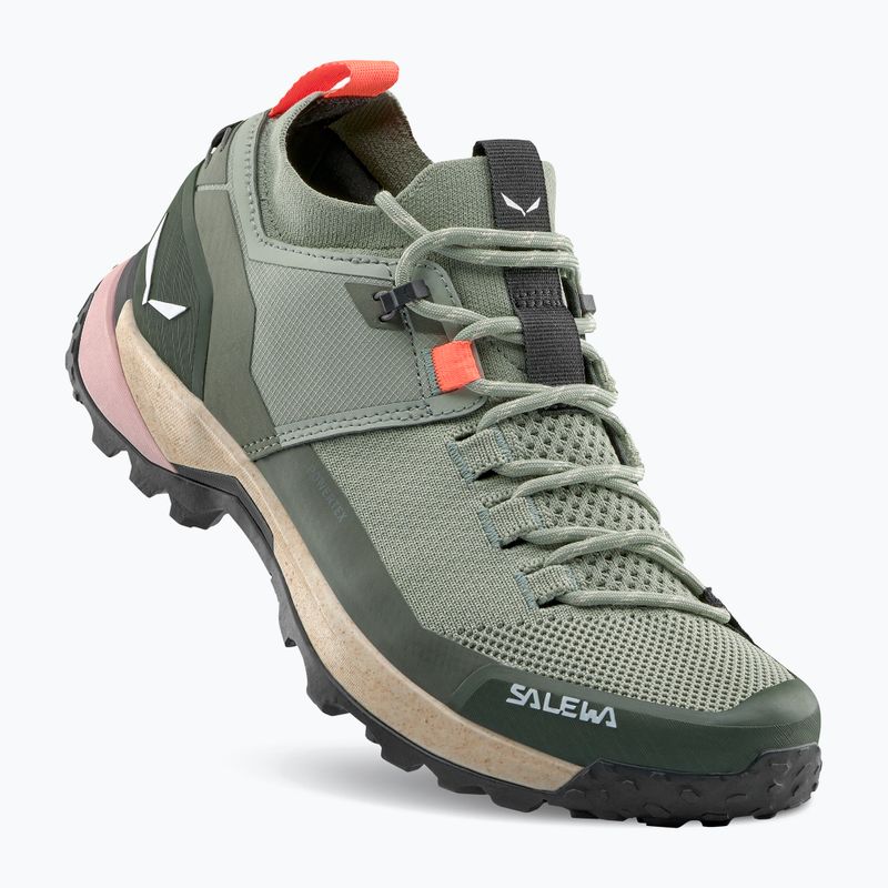 Damen-Trekkingschuhe Salewa Puez 2 Knit Powertex shadow/dark olive 10