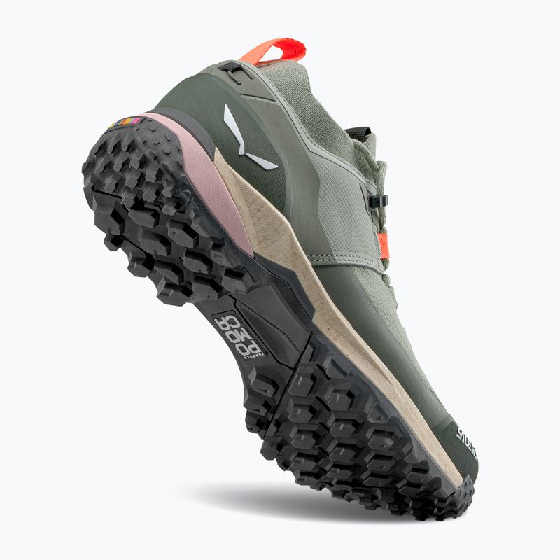 Damen-Trekkingschuhe Salewa Puez 2 Knit Powertex shadow/dark olive 11