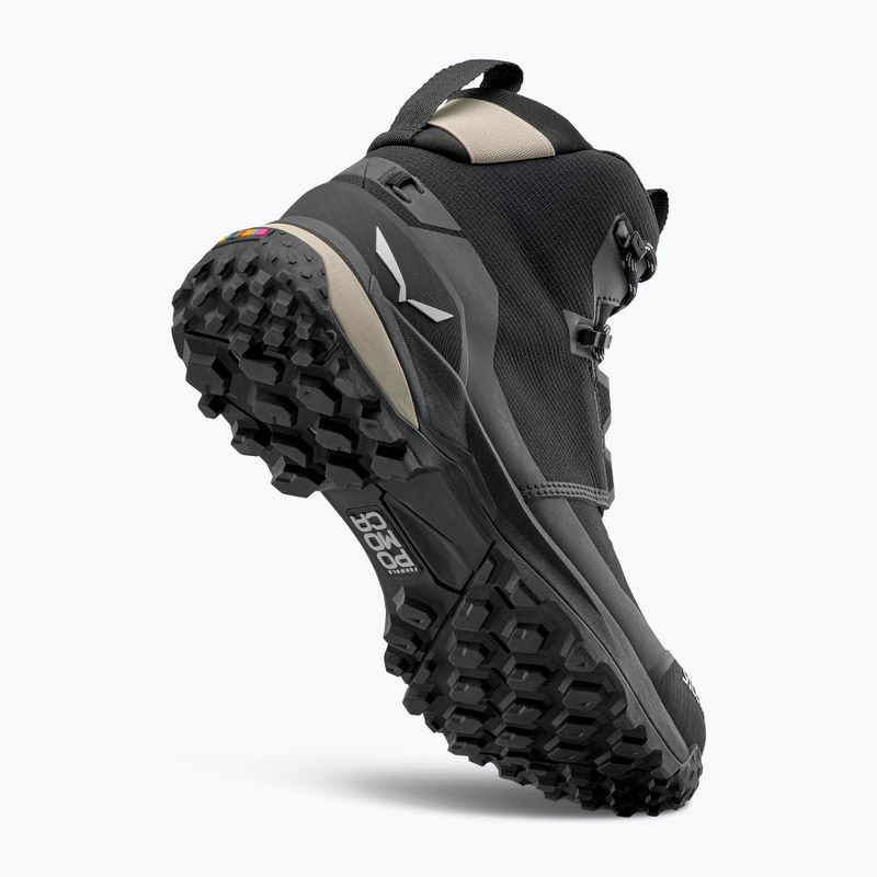 Damen-Trekkingstiefel Salewa Puez 2 Mid Ptx schwarz/schwarz 4