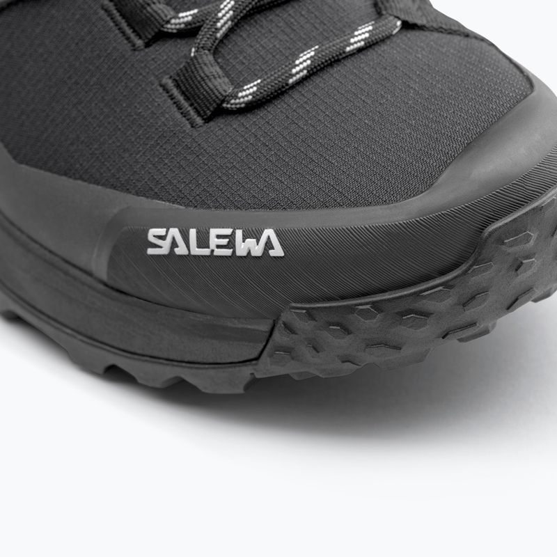 Damen-Trekkingstiefel Salewa Puez 2 Mid Ptx schwarz/schwarz 6