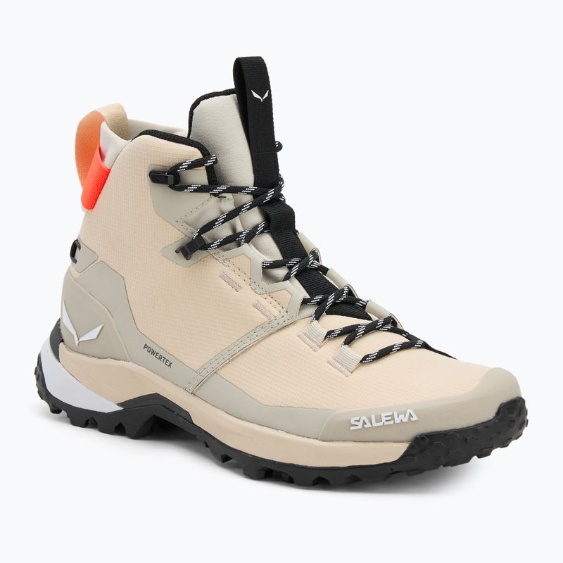 Salewa Damen Trekkingstiefel Puez 2 Mid Ptx hafermehl/hafermehl