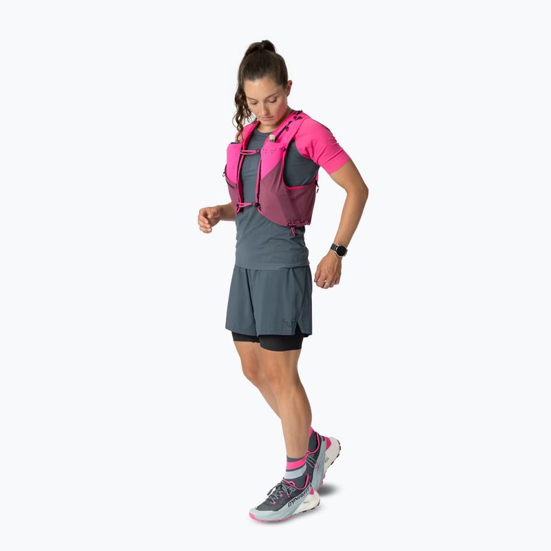 Laufweste DYNAFIT Alpine 8 Vest pink glo/amaranth 2