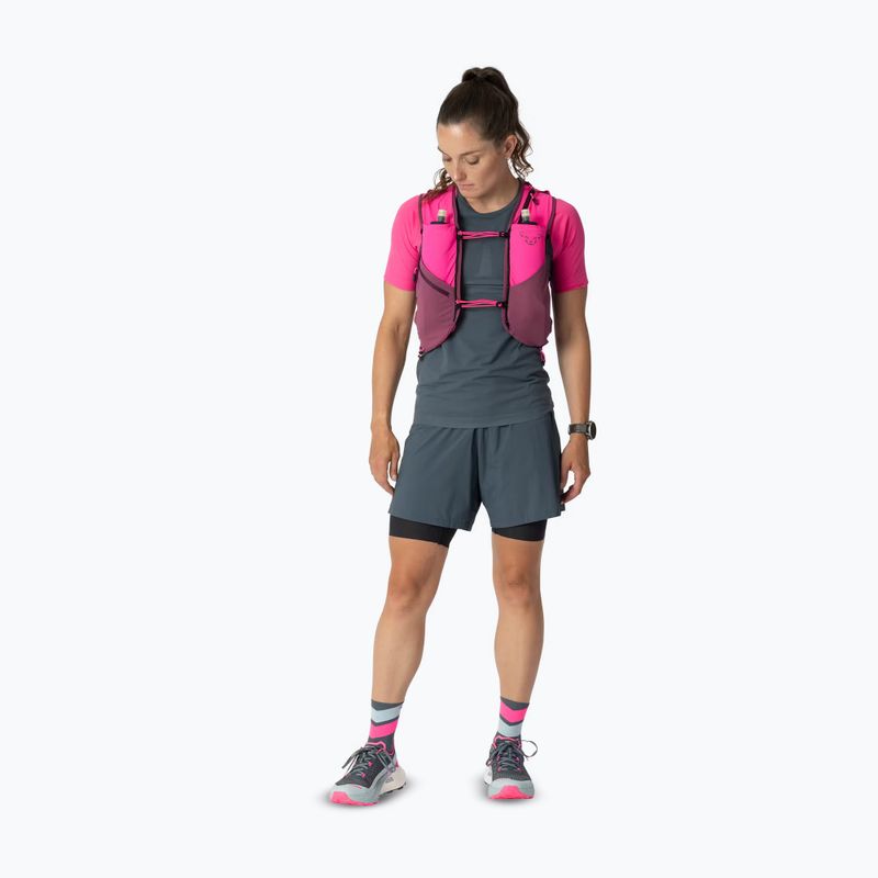 Laufweste DYNAFIT Alpine 15 Vest pink glo/amaranth 3